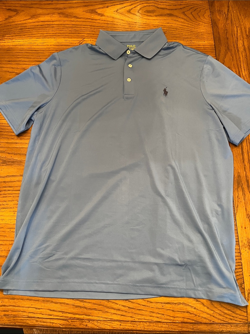 Polo by Ralph Lauren Blue Performance Polo, size large, new with tags